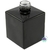 Vidro Cubo Preto 250ml sem Tampa Rosca 28/410 (1un)