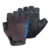 GUANTES CORTOS MTI ICON NEGRO / CELESTE TALLE S