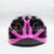 CASCO VENZO VUELTA TALLE M NEGRO+ROSA CON VISERA - Hambike