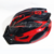 CASCO VENZO VUELTA TALLE M NEGRO +ROJO C/VISERA