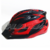 CASCO VENZO VUELTA TALLE L NEGRO+ROJO C/VISERA - Hambike