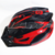 CASCO VENZO VUELTA TALLE L NEGRO+ROJO C/VISERA