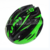 CASCO VENZO VUELTA TALLE L NEGRO+VERDE C/VISERA