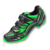 ZAPATILLA VENZO MTB TALLE 42 NEGRA + VERDE