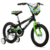 BICICLETA OLMO COSMO RODADO 16 BOLD NEGRO CON VERDE - comprar online