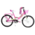 BICICLETA PYTHON CANDY RODADO 20 COLOR ROSA CON PORTAPAQUETES AL CUADRO