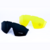 LENTES CICLISMO GOS INTERCAMBIABLES NEGRO AMARILLO VERDE CODIGO 107 - Hambike