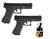 Pistolas Airsoft Spring Rossi Glock V307 + Alvo + BBs na internet