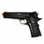 Pistola de Airsoft Src Sr1911 Full Metal Green Gás Blowback + Case - (necessita Cr)