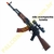 Rifle de Airsoft Eletrico 6mm Akm -full Metal -cyber Gun