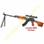 Rifle de Airsoft Eletrico 6mm Rpk-74 - Full Metal - Cyber Gun