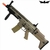 Rifle de Airsoft Elétrico Dboys Fn Scar-l Full Metal Coronha Rebatível - Tan