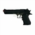 Pistola de Airsoft Elétrica Uhc Desert Eagle Preta C/ Blowback - Toys