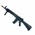 Rifle de Airsoft Dboys Mod. M16 Dmr - Gysprl - Full Metal- 110v