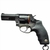 Revolver Taurus 85s 3" Cal.38 - Cabo de Borracha - 5 Tiros - Oxidado Fosco