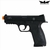 Pistola de Airsoft Spring Cybergun Smith & Wesson M&p40 Preta - Slide Metal