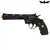 Revolver de Airsoft Spring Uhc Modelo Ua-938b 6" Toy - Preto