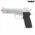 Pistola de Airsoft Spring Kwc Modelo Smith & Wesson 4505 Non Hopup - Prata