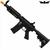 Rifle de Airsoft Elétrico Aps M4 CQB-R Style Ris Combat Blowback - Full Metal