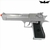 Pistola de Airsoft Spring Uhc Modelo Desert Eagle .50 - Prata