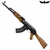 Rifle de Airsoft Spring Cybergun Ak47 Kalashnikov Toy + Bandoleira