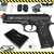 Pistola Airsoft Cybergun Taurus Pt92+500bbs + Case + Coldre + Óculos + Joelheira + Bbloader