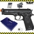 Pistola Airsoft Spring Cybergun Taurus Pt92 +500 Bbs + Case Rossi Azul + Coldre