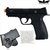 Pistola de Airsoft Spring Cybergun Modelo Smith & Wesson M&p40 Preta Slide Metal + Coldre + Bbs