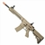 Rifle de Airsoft Elétrico Cyma Cm515 M4 Keymod Gear Box Metal - Tan