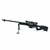 Miniatura Decorativa em Metal modelo L96-BLACK - Arsenal Guns