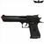 Pistola de Airsoft Spring Uhc Modelo Desert Eagle .50 - Preta