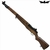 Rifle de Airsoft Eletrico Ics Modelo M1 Garand Full Metal - Coronha de Madeira