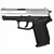 Pistola de Pressão Co2 Gnb Swiss Arms Sig Sauer SP2022 4,5mm - Slide Inox