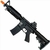 Rifle de Airsoft Elétrico Aps M4 CQB Ris Style Blowback - Full Metal