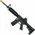 Rifle de Airsoft Elétrico APS M4 RIS Style Blowback - Full Metal