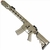 Rifle de Airsoft Elétrico Cyma Cm518 M4 SPR Interceptor Gear Box Metal - Tan