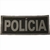 Patch POLICIA - Preto / Cinza