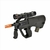 Rifle de Airsoft Mini AUG toy - Decorativa