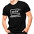 Camiseta Militar Attack Glock Perfection - Preta Com Branco