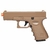 Pistola de Airsoft Spring Galaxy G15 Glock Full Metal - TAN - Mostruário