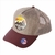 Boné Trucker Black Bulls WildLand BNE - Bordo e Areia