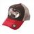 Boné Trucker Black Bulls Fishing BNE - Vermelho e Marrom