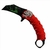 Canivete Karambit Kantas - Cs Go - Vermelho