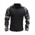 Camisa Tática Militar Combat Shirt Fox Boy Raglan Preta Choque Black