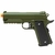 Pistola de Airsoft Spring Galaxy G25 1911 Warrior Full Metal - Verde - Mostruário