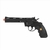 Revolver de Airsoft Spring Galaxy G.36-P - 6" Preta - DECORATIVA - SEM FUNCIONAMENTO.