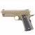 Pistola de Airsoft Spring Galaxy G25 1911 Warrior Full Metal Desert - Mostruário