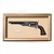 Quadro KG Réplica Pistola Colt Army Cal.44 Moldura Clássica Cod 64