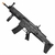 Rifle de Airsoft Spring Vigor Scar-L 8902A - Preto - Mostruario