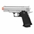 Pistola de Airsoft Spring Galaxy G10 1911 Baby Prata - Mostruário